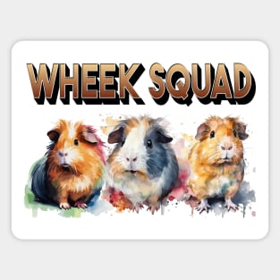 Guinea Pigs Wheek Squad Magnet